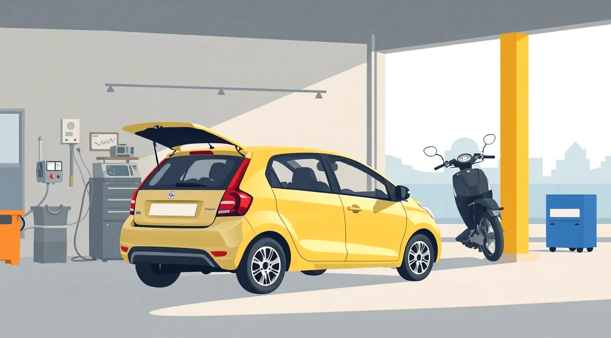Detail nepojazdného skeletu vozidla bez motora pripraveného na administratívne vyradenie
