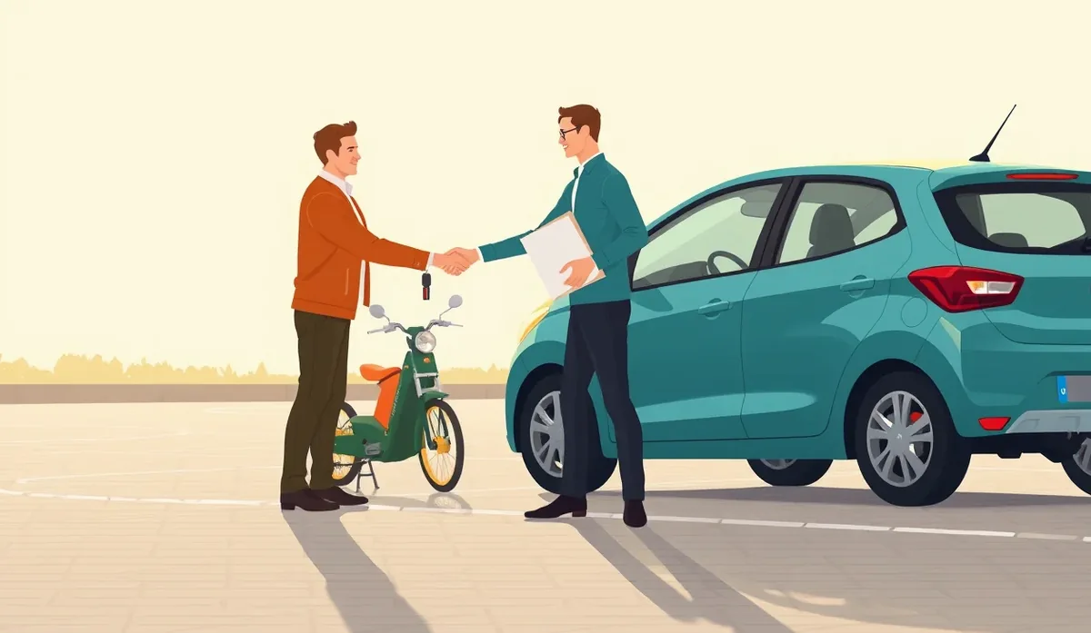 Osobné motorové vozidlo zaparkované na dvore rodinného domu pri garáži