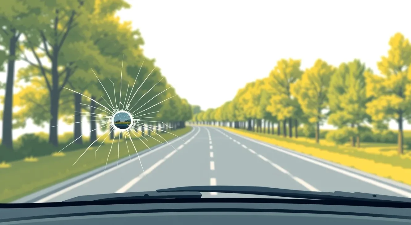 Osobné auto poškodené silným krupobitím na parkovisku