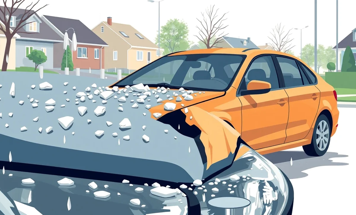 Pohľad do motorového priestoru auta s poškodenými káblami elektroinštalácie