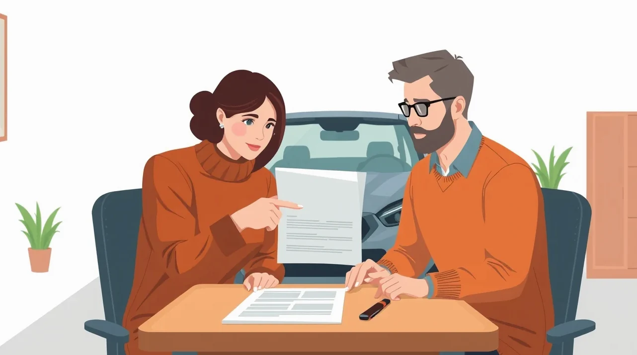 Detail poškodeného čelného skla automobilu po zásahu kamienkom