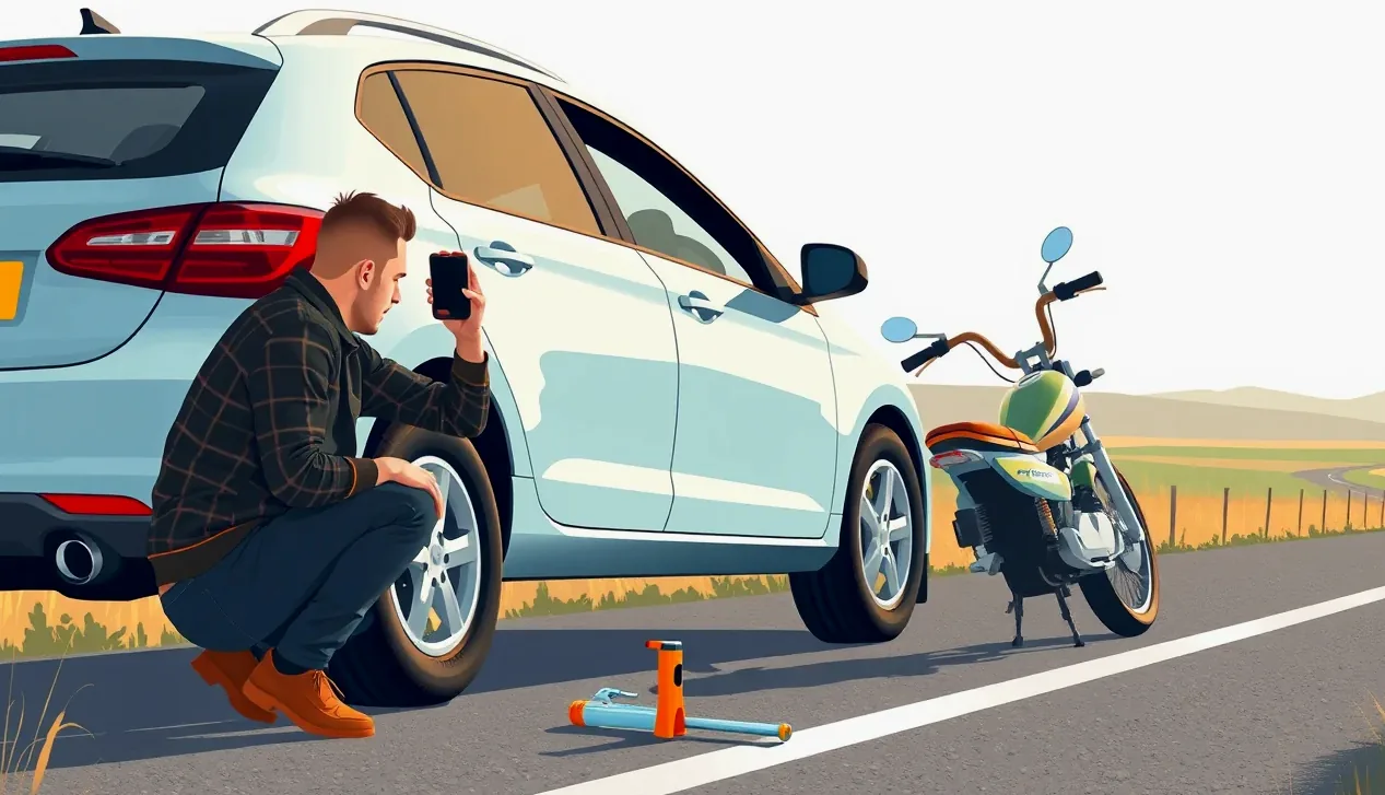 Pracovník asistenčnej služby nakladá nepojazdné auto na odťahový špeciál