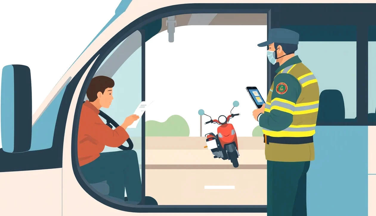 Kontrola technického stavu a pneumatík veľkého zájazdového autobusu