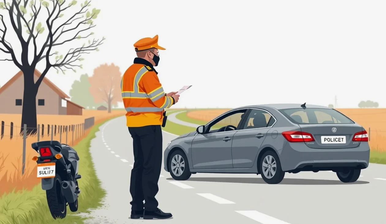 Dve osobné autá s poškodenými nárazníkmi po kolízii na mestskej križovatke