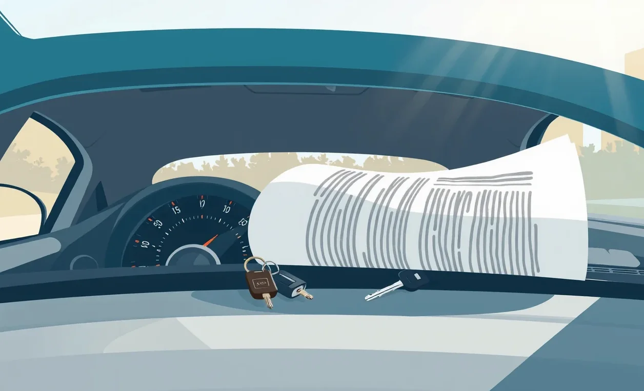 Mladý muž stojaci vedľa elektrickej kolobežky kontroluje údaje v smartfóne