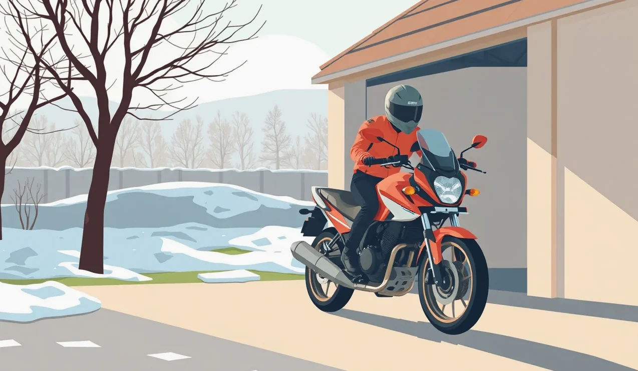 Pohľad na technický preukaz a zelenú kartu položené na riadidlách motorky