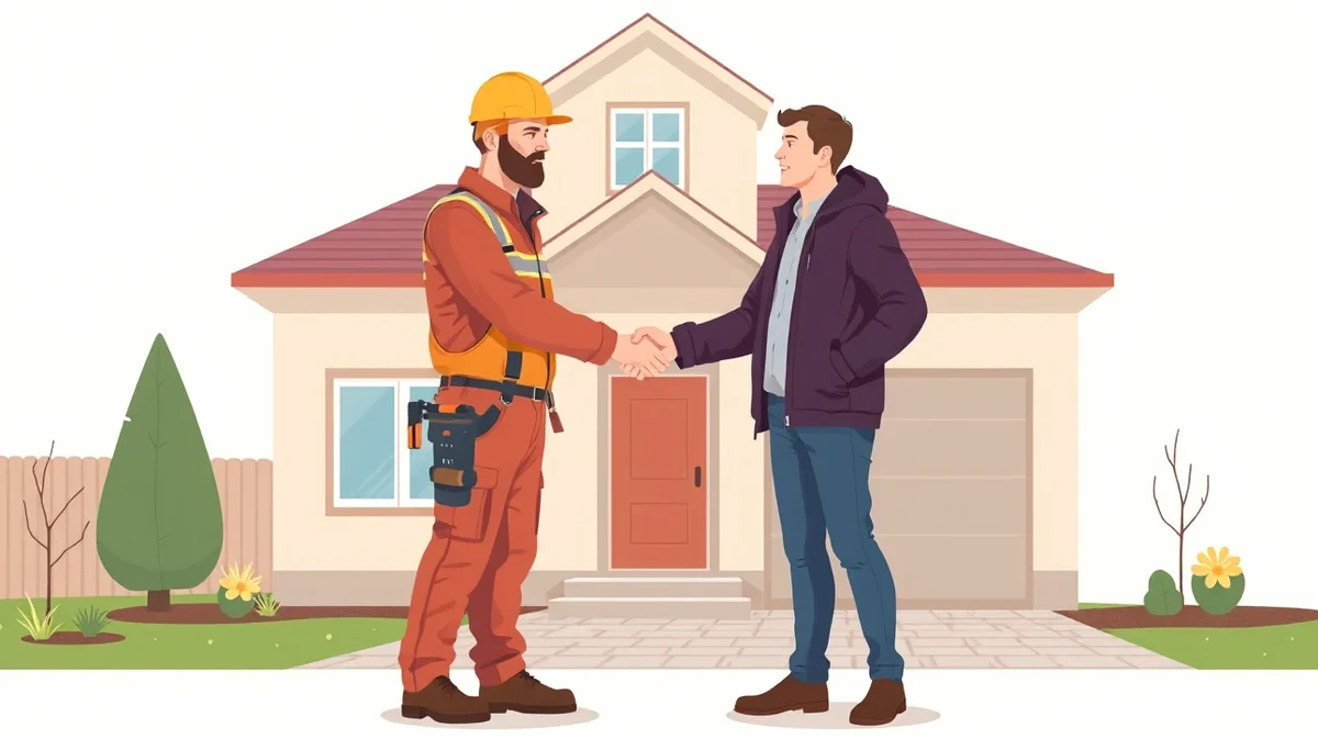 Stavební robotníci na fasádnom lešení pri zatepľovaní obvodového plášťa bytového domu