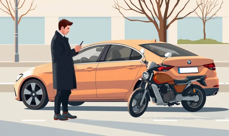 Predná maska a svetlomet moderného vozidla Jaguar zaparkovaného pred modernou budovou
