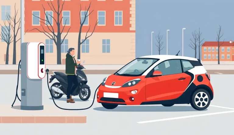 Malé mestské auto Citroën C3 zaparkované na ulici pred bytovým domom