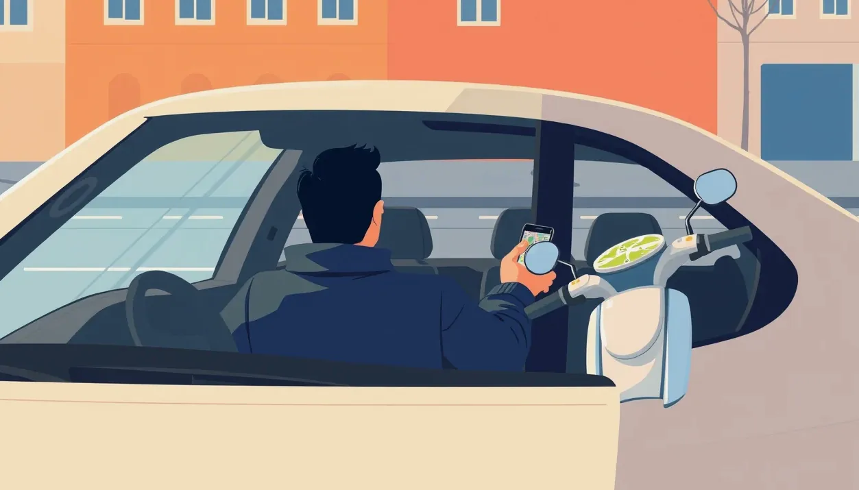 Vodič taxislužby ukladá cestovný kufor zákazníka do batožinového priestoru auta